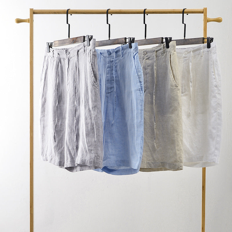 Hochwertige Leinen-Shorts