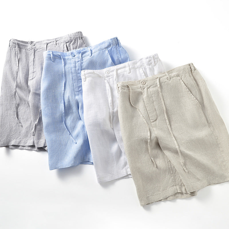 Hochwertige Leinen-Shorts