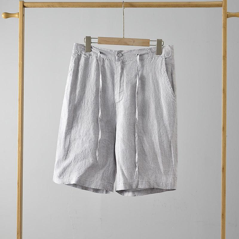 Hochwertige Leinen-Shorts