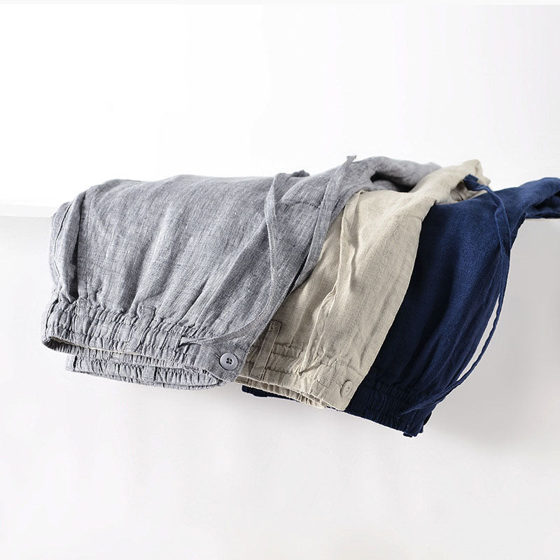 Lorenzo Leinen-Shorts