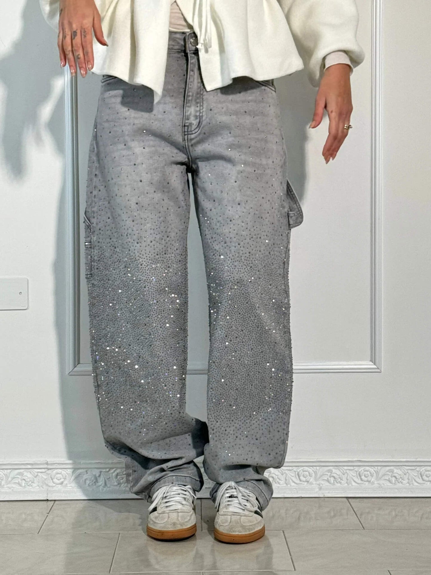 Elegante Jeans mit Glamour