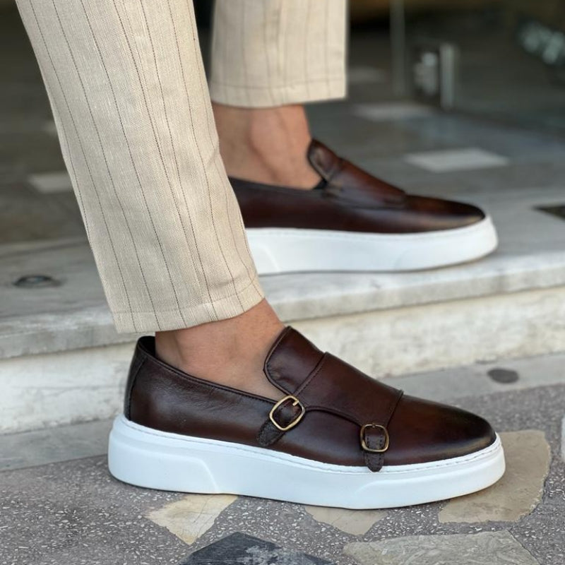 Slipper aus Leder