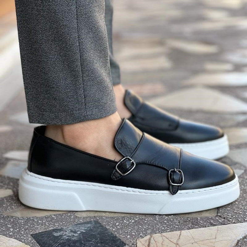 Slipper aus Leder
