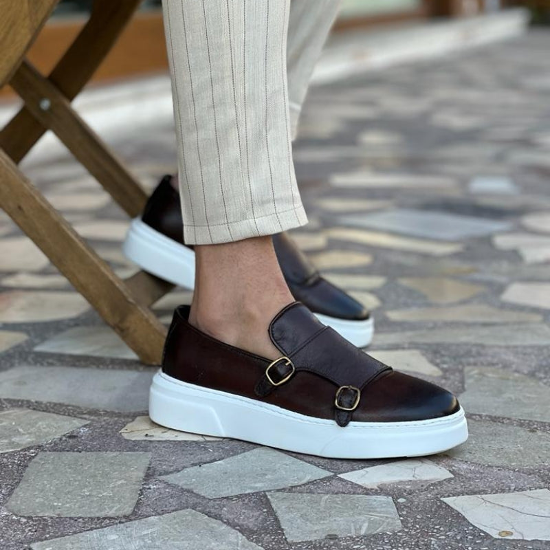 Slipper aus Leder