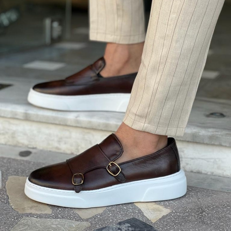 Slipper aus Leder