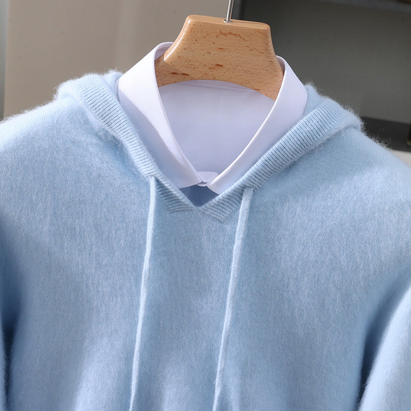 Eleganter Kaschmir-Hoodie