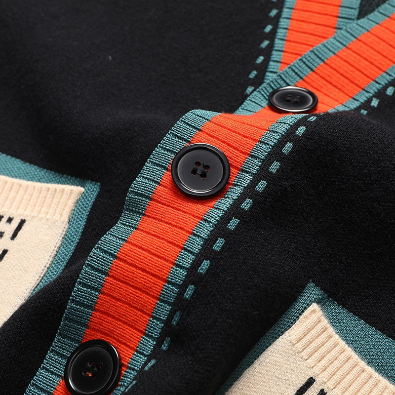 Elegante Strickjacke aus Wolle