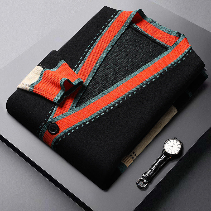 Elegante Strickjacke aus Wolle