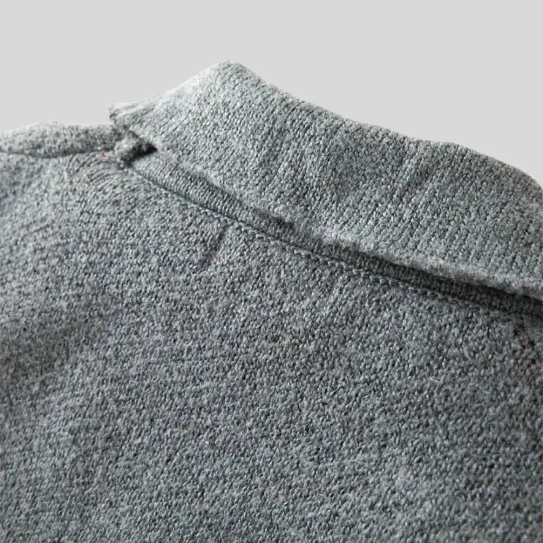 Jacquard-Woll-Cardigan