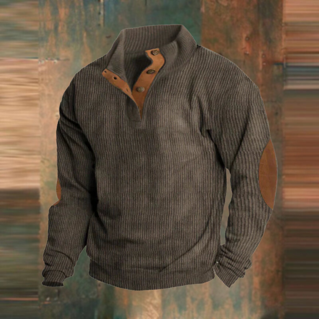 Vintage Pullover mit Reißverschluss