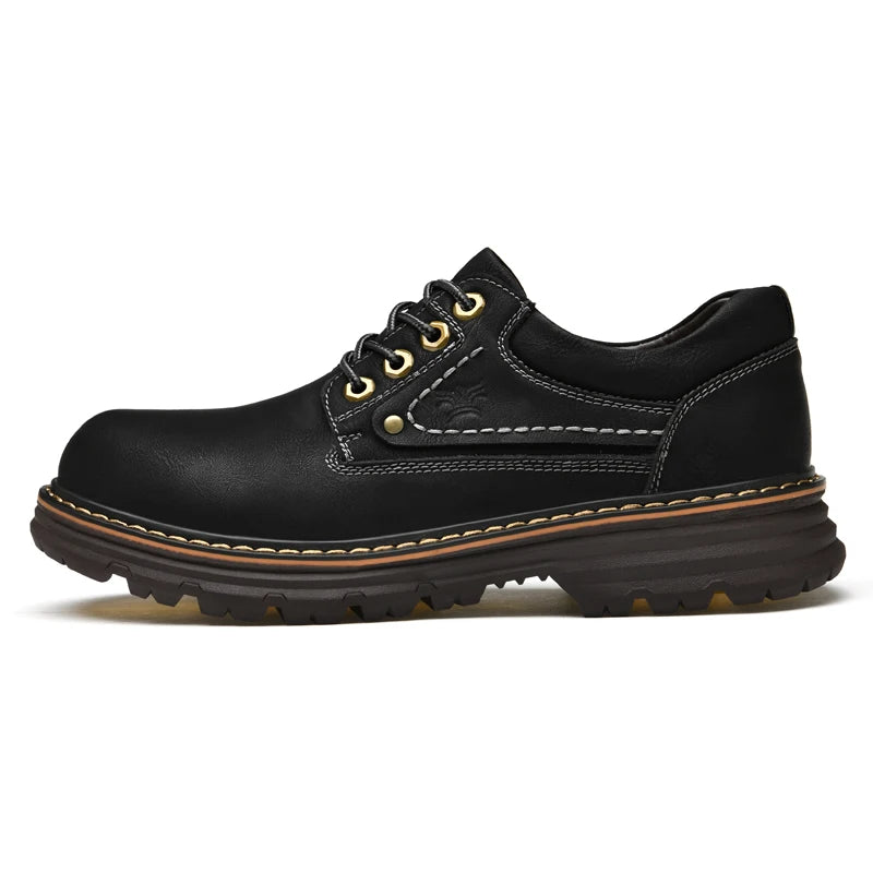 Oxford-Schuhe aus Leder im britischen Stil