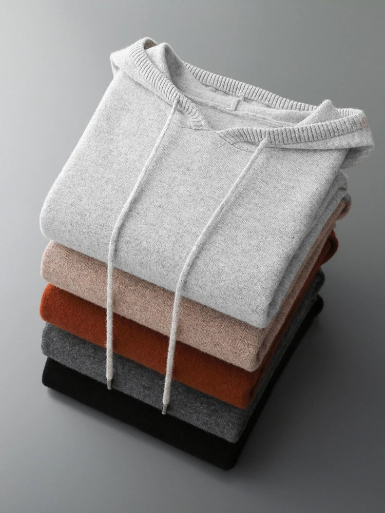 Sirlus Kapuzenpullover aus Merinowolle