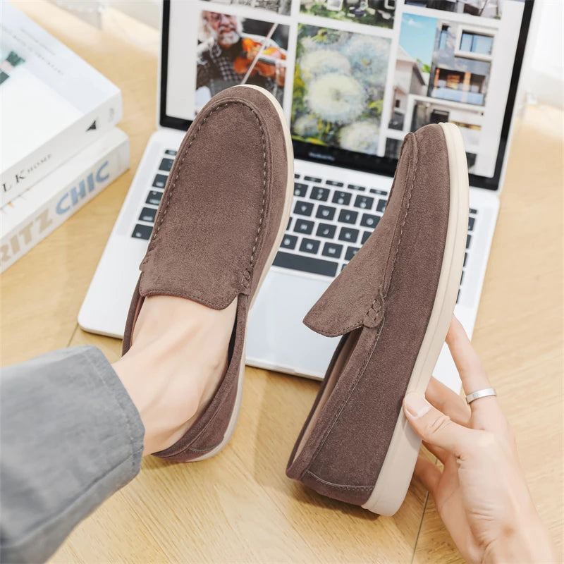 Lässige Wildleder-Loafer