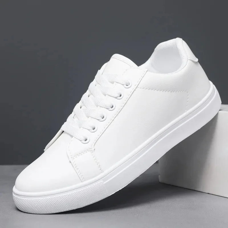 Elegante Leder-Sneaker