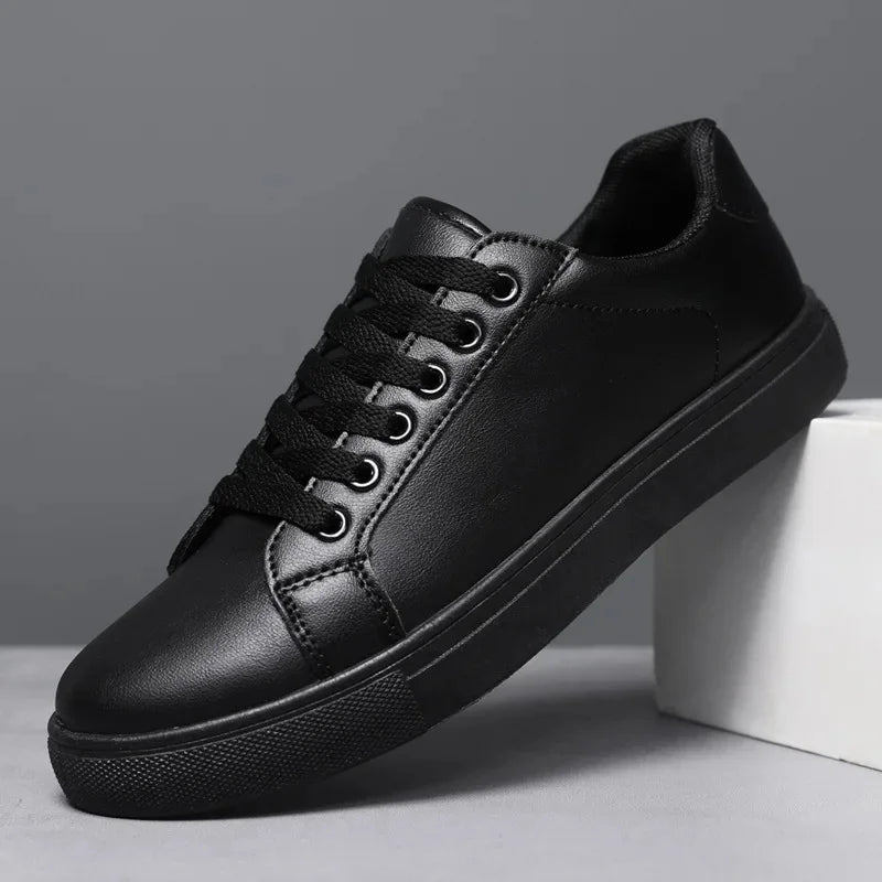 Elegante Leder-Sneaker