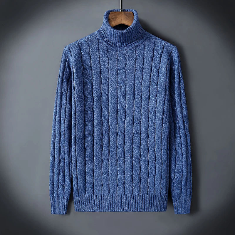 Schicker Rollkragenpullover aus Wolle