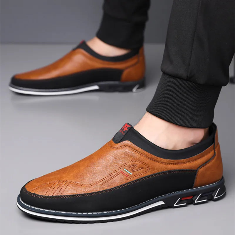 Leder Slipper Business Schuhe