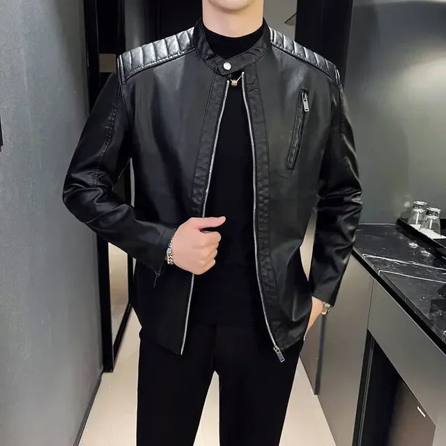 Elegante Lederjacke