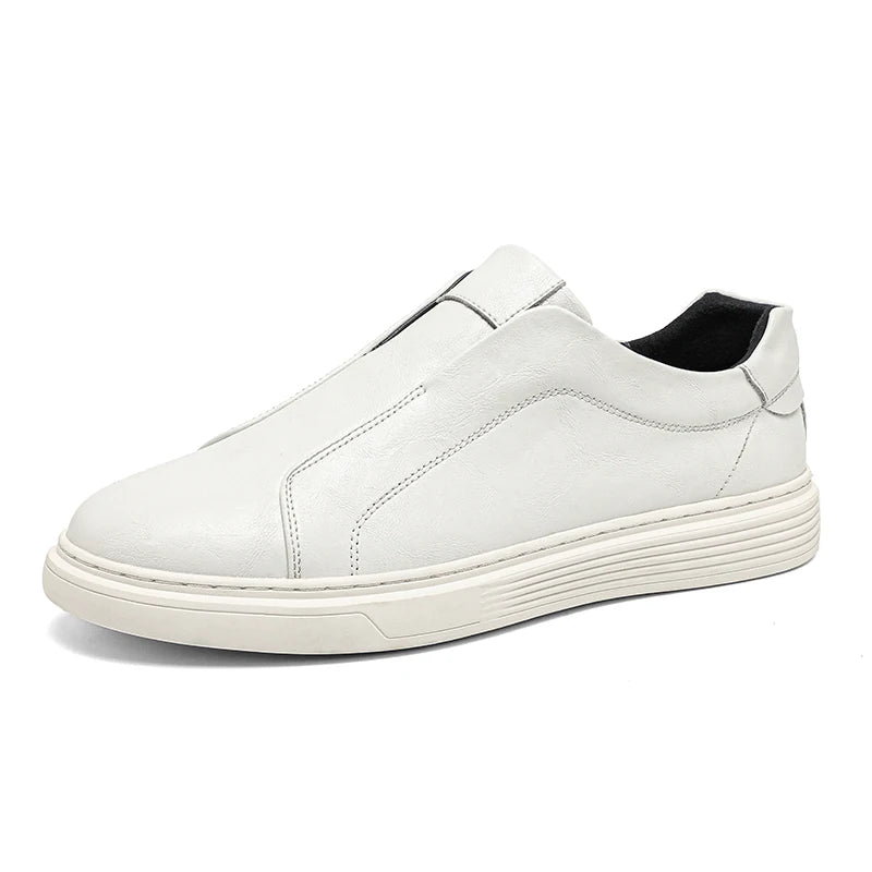 Klassische Leder-Slipper