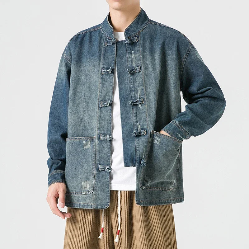 Denim Streetwear Jacke