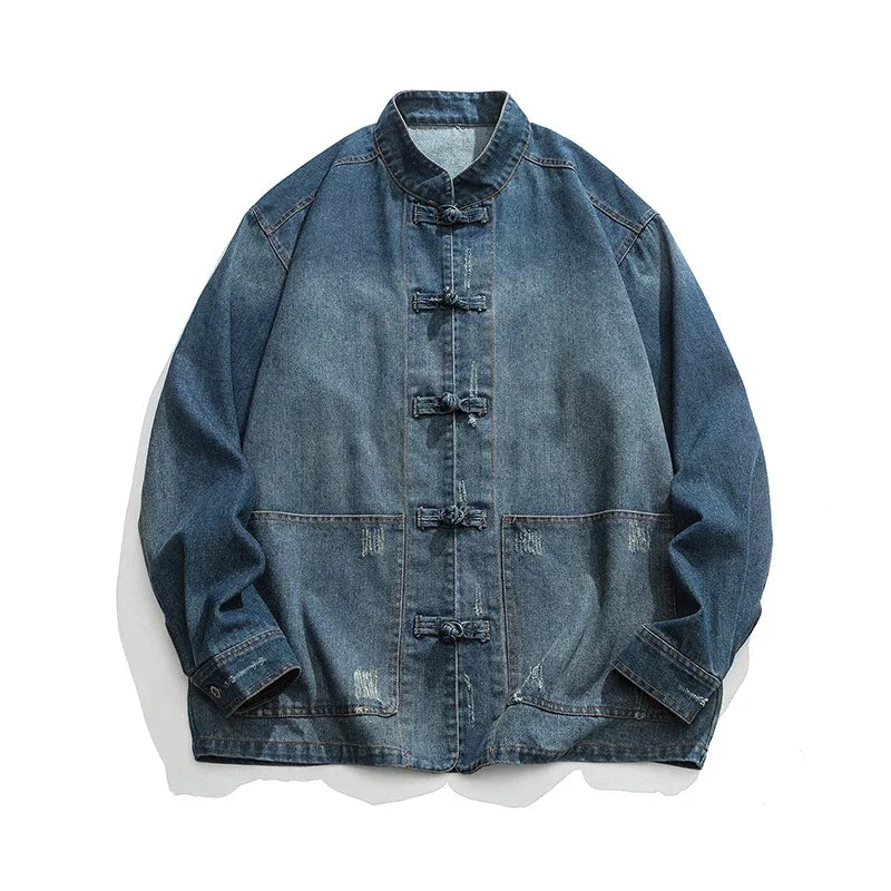 Denim Streetwear Jacke