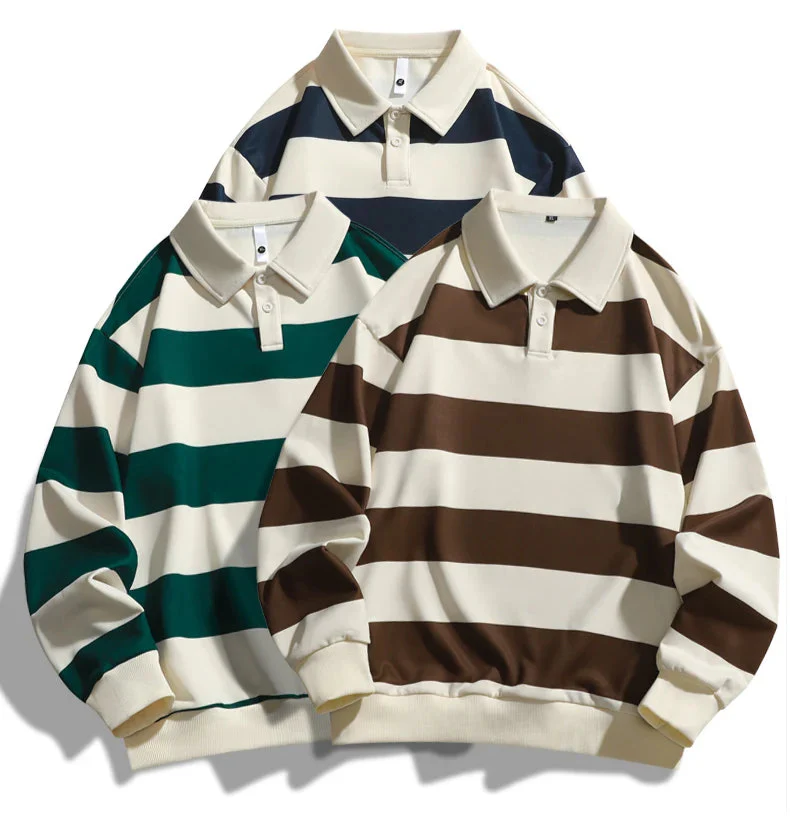 Lässiger Polo-Pullover