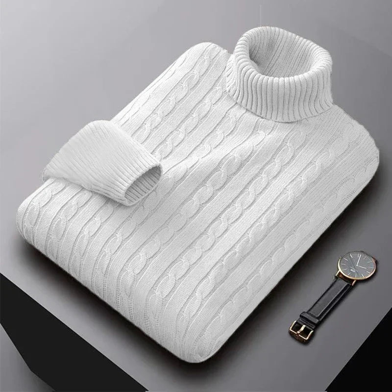 Eleganter Herren-Rollkragenpullover