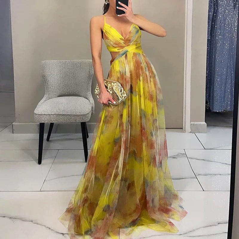 Elegantes langes Kleid