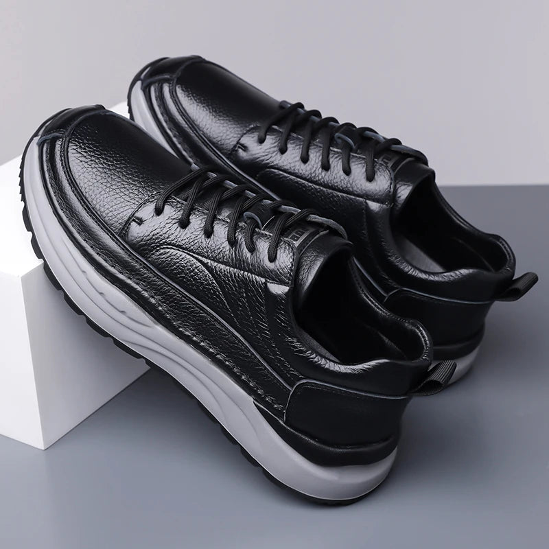 Klassische Leder Herrenschuhe