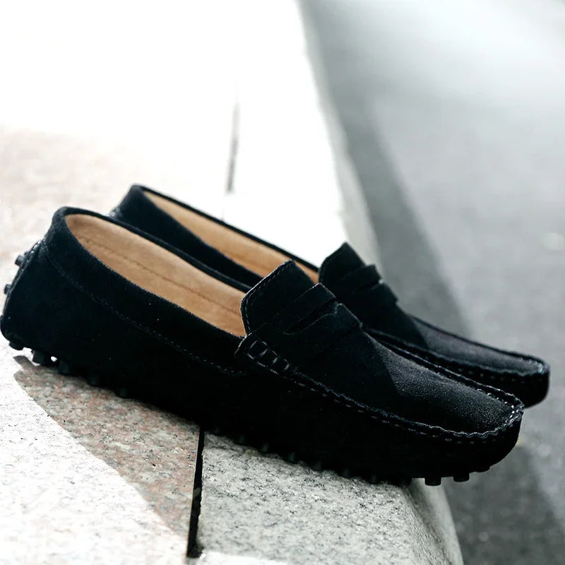 Lässige Wildleder-Loafer