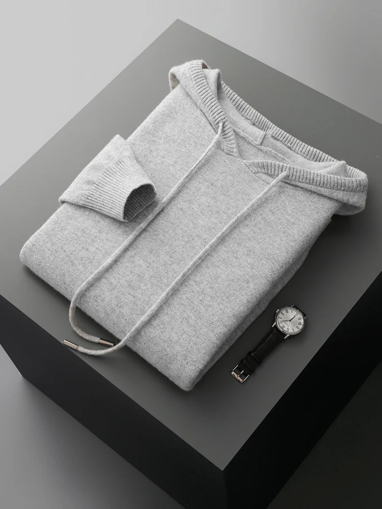 Sirlus Kapuzenpullover aus Merinowolle