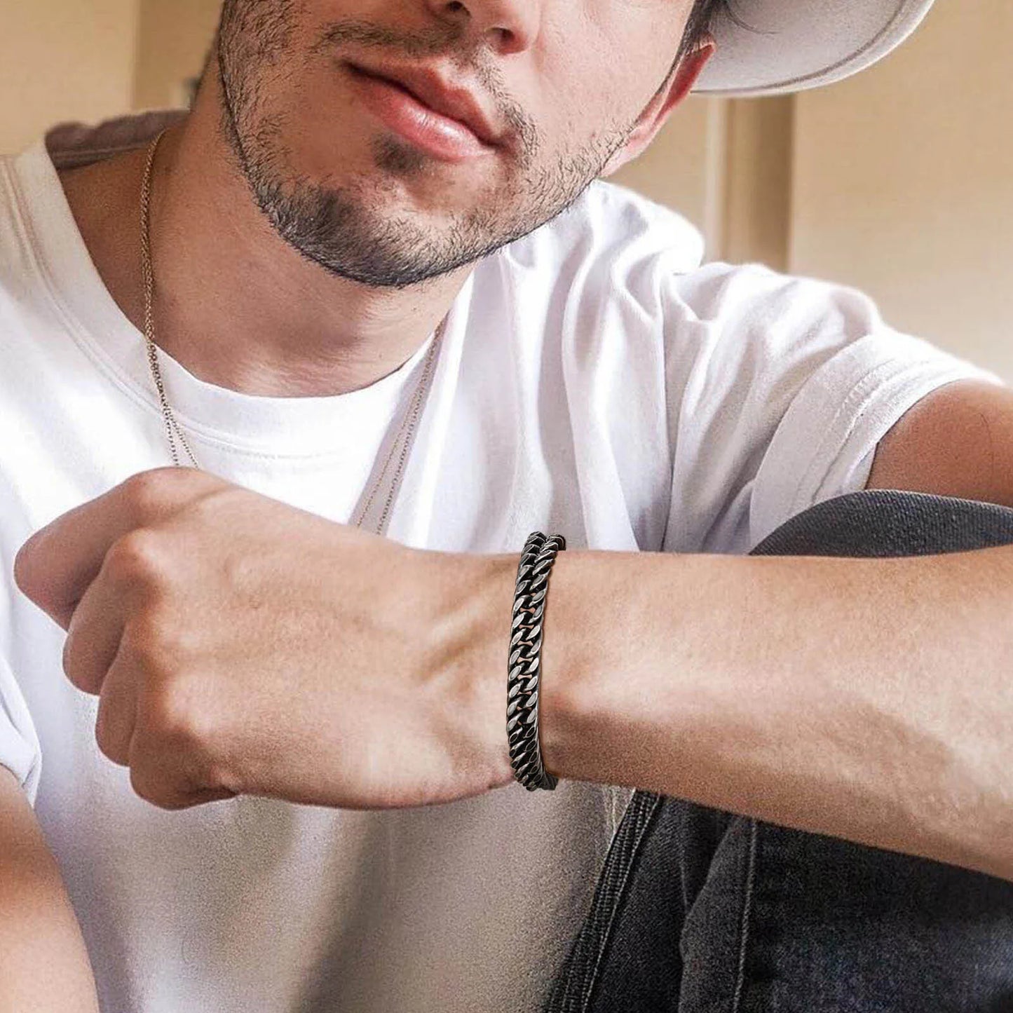 Edelstahl Herrenarmband