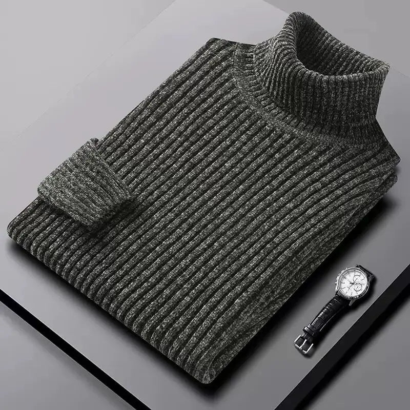 Eleganter Strickrollkragenpullover