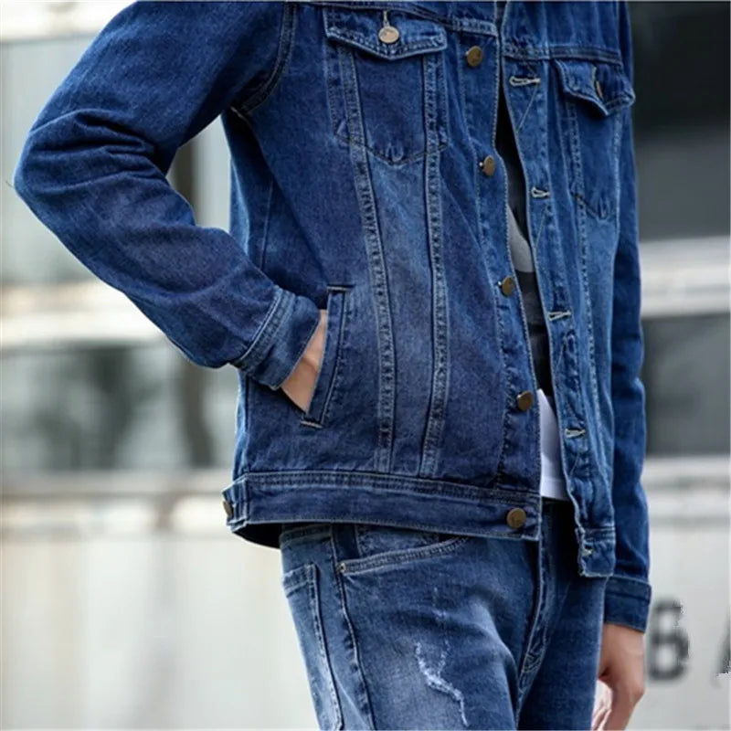 Elegante Denim-Jacke