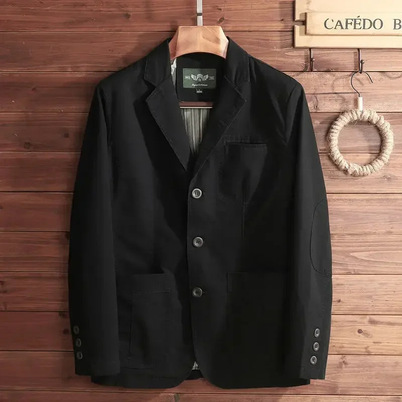 Blazer aus italienischer Baumwolle