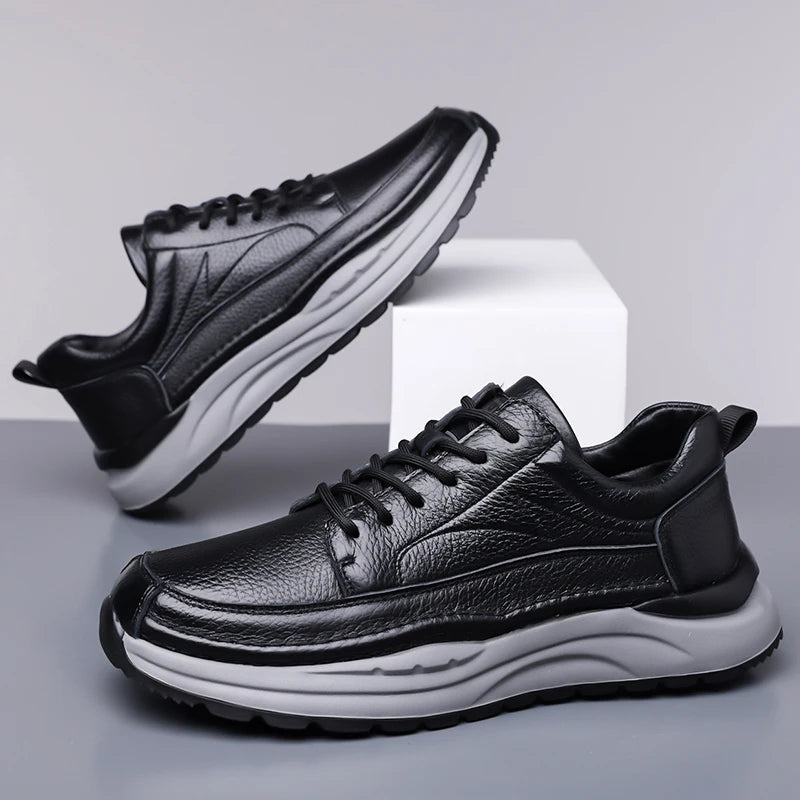 Klassische Leder Herrenschuhe