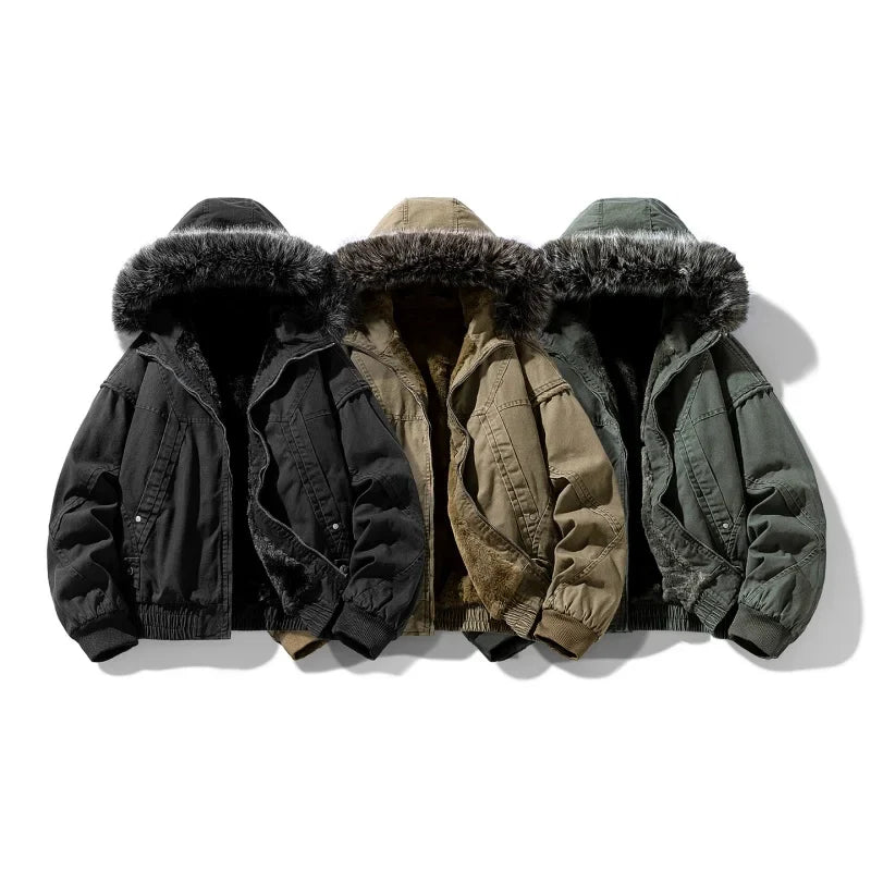 Elegante Cargo-Jacke mit Fleecefutter