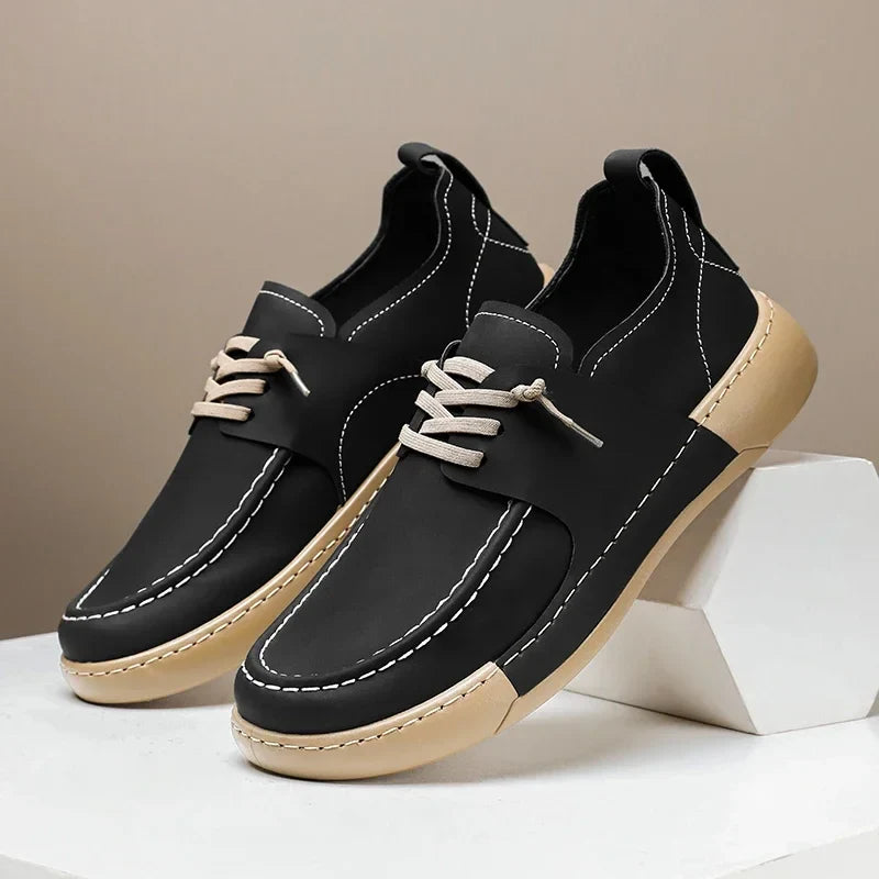 Klassische italienische Leder-Sneakers