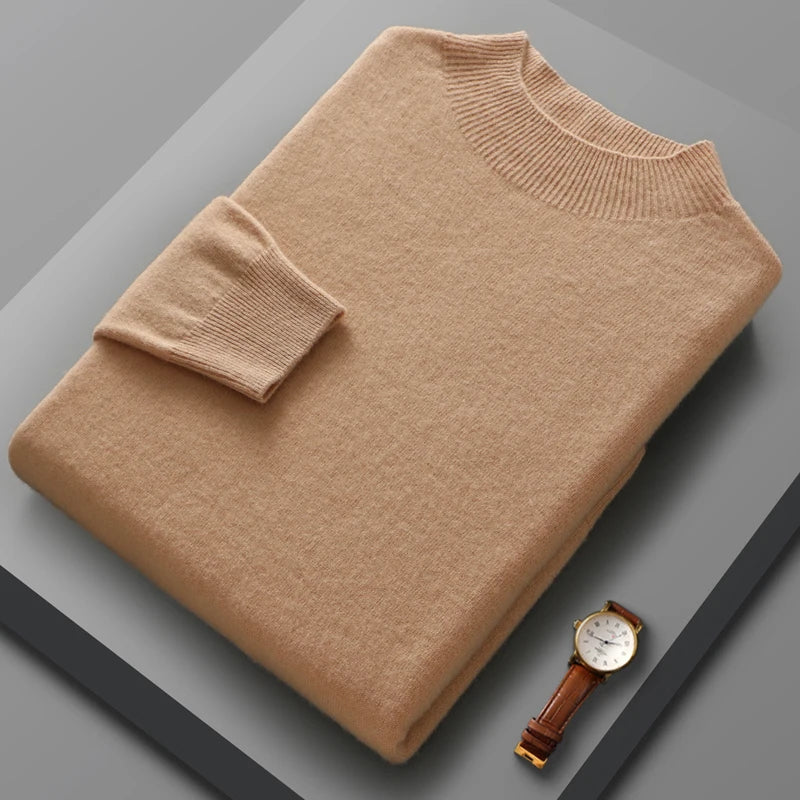 Halbhoher Kragen Kaschmirpullover