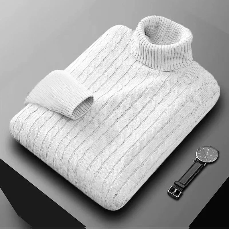 Hochwertiger Herren-Rollkragenpullover