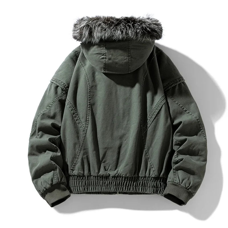 Elegante Cargo-Jacke mit Fleecefutter