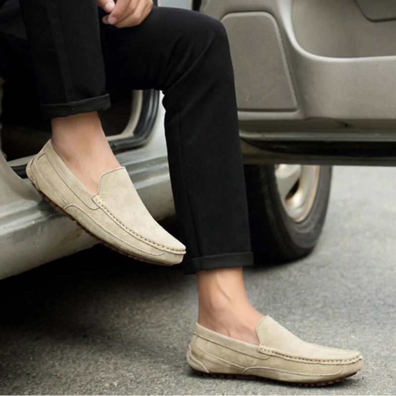 Schicke Premium Wildleder-Loafer