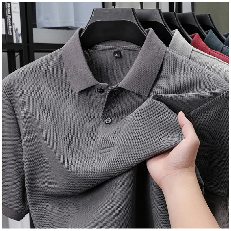 Lässiges Baumwoll-Poloshirt