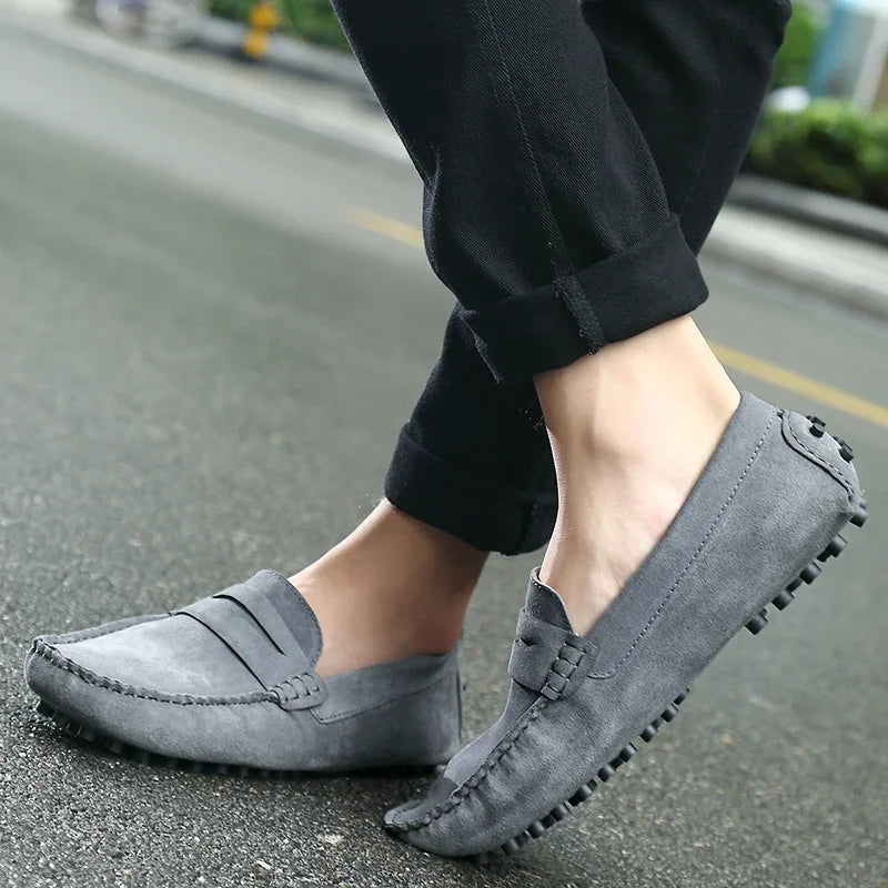 Lässige Wildleder-Loafer