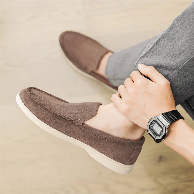 Lässige Wildleder-Loafer