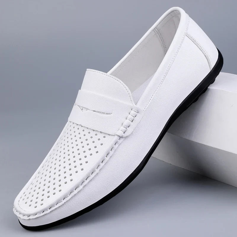 Klassische italienische Loafer aus Leder