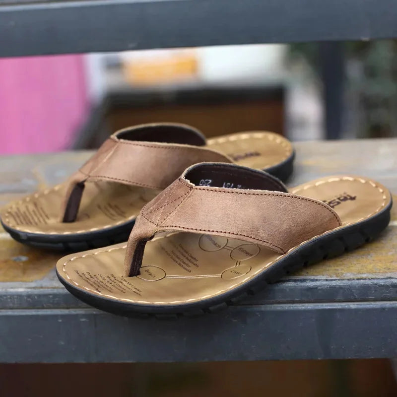 Leder-Sandalen für Männer