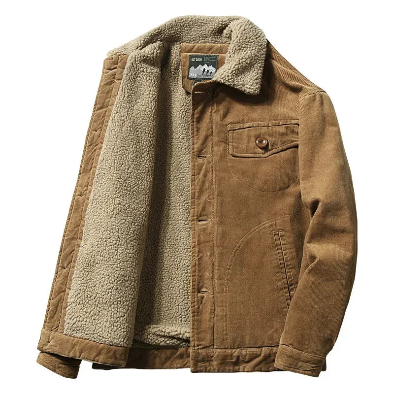 Winterjacke aus Samt