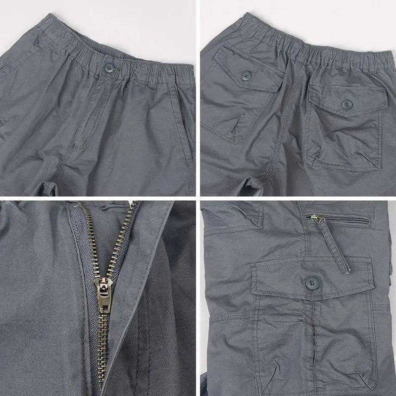 Lange Cargo-Shorts aus Baumwolle