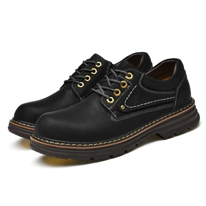 Oxford-Schuhe aus Leder im britischen Stil
